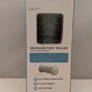 FormFit Massage Foot Roller Hot and Cold Therapy Blue